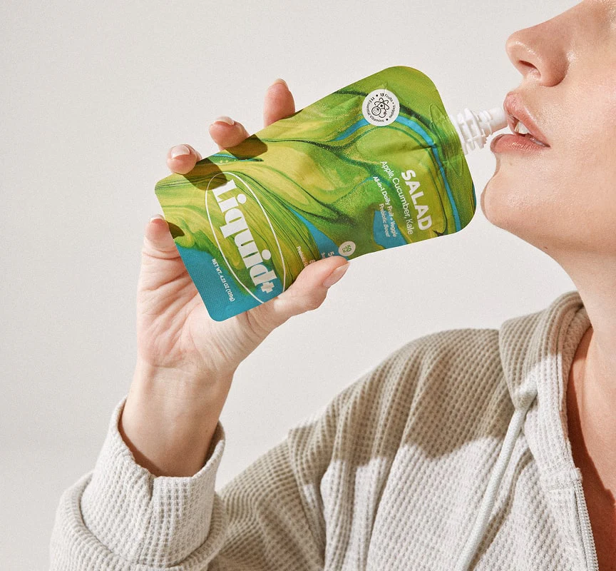 Liquid Salad’s fibre-packed food pouches are the next evolution of salad