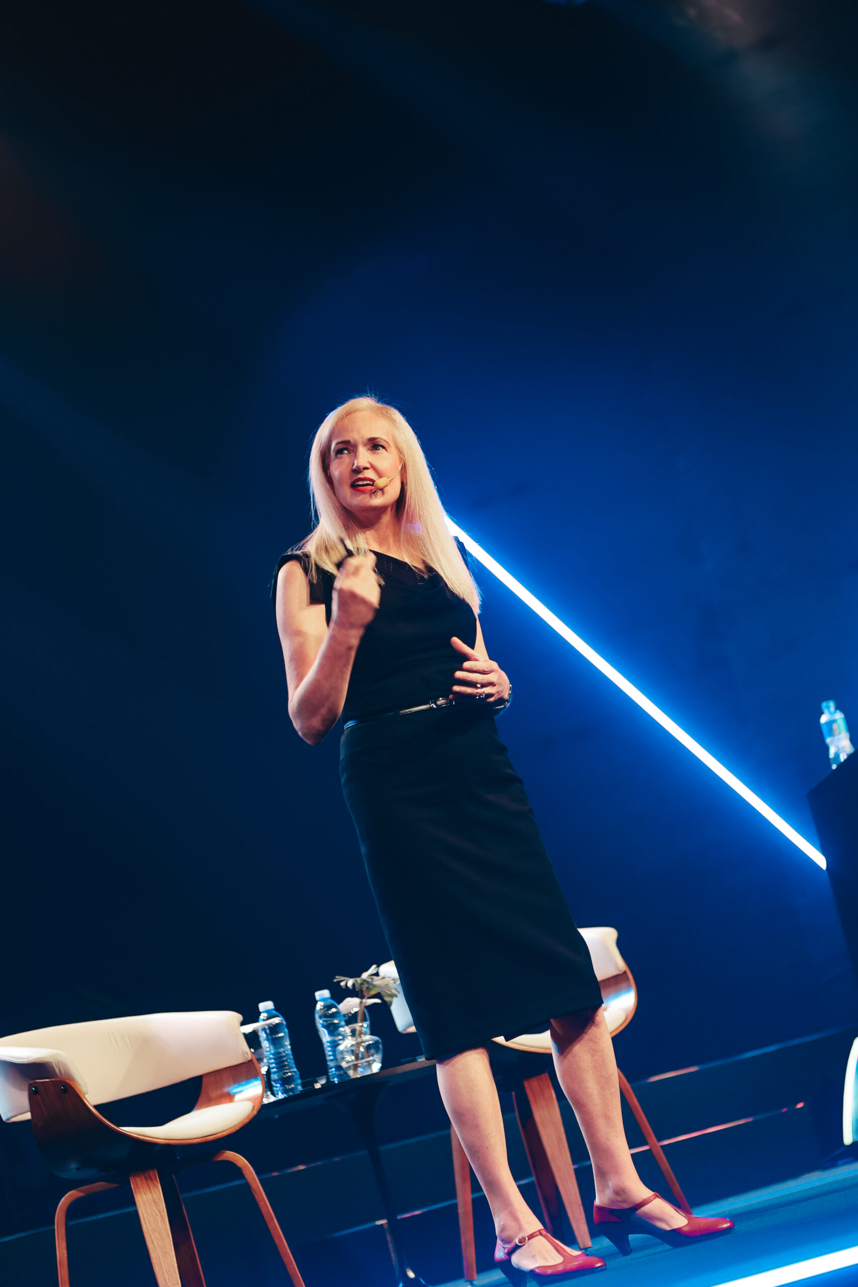 Kate Ancketill on stage